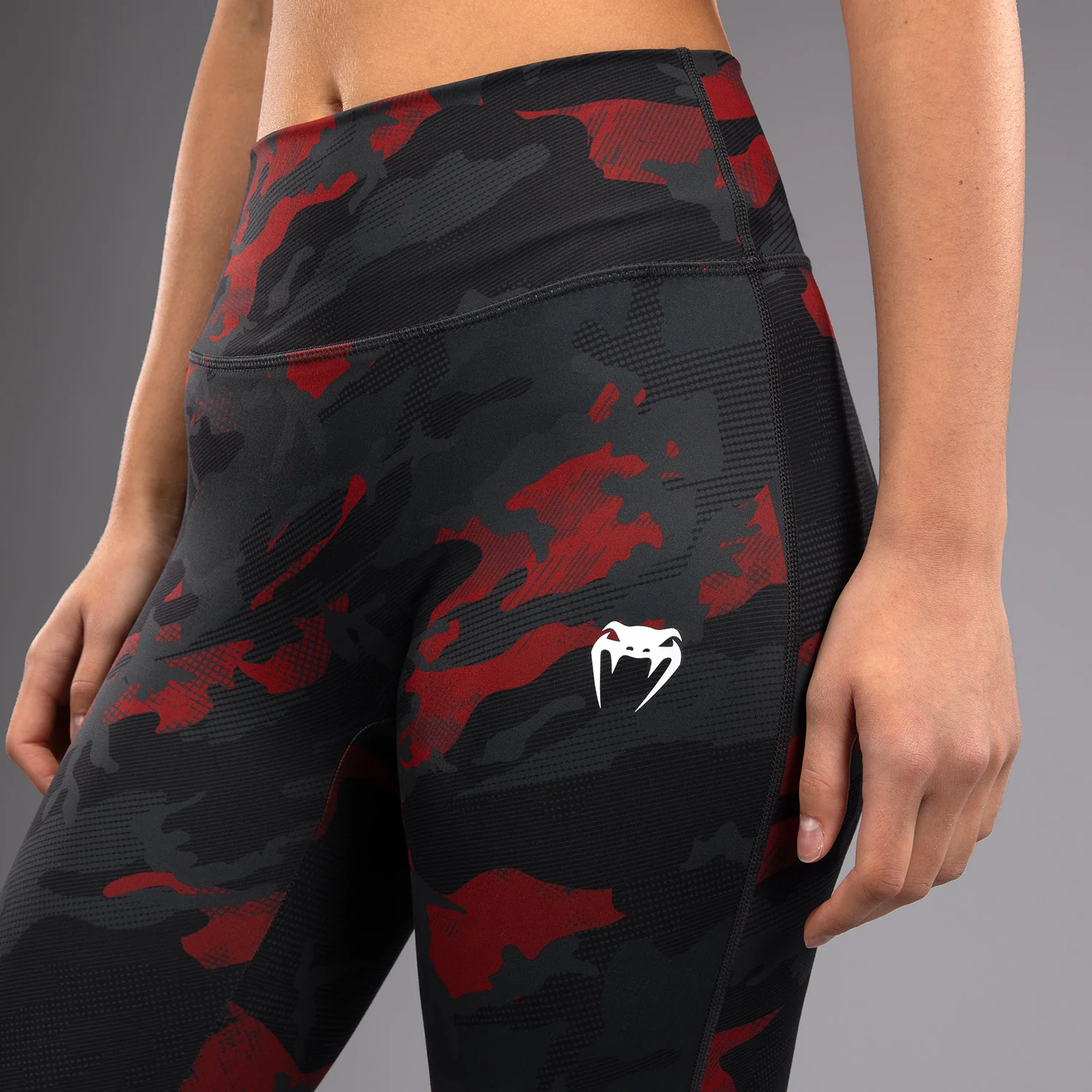 Venum x Sophia Rose Women’s 7/8 Leggings - Urban Red Camo - Image 5