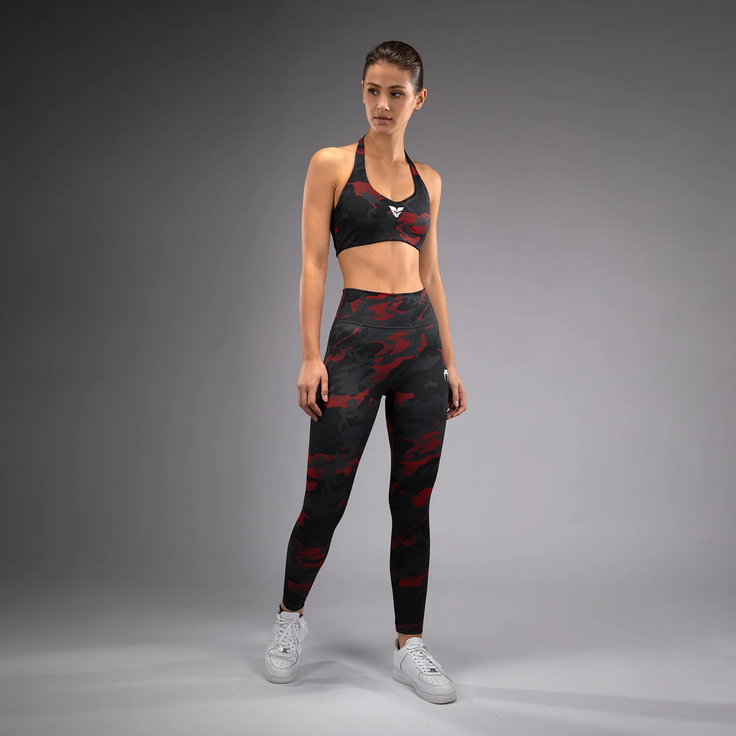 Venum x Sophia Rose Women’s Full-Length Leggings - Urban Red Camo - Image 2