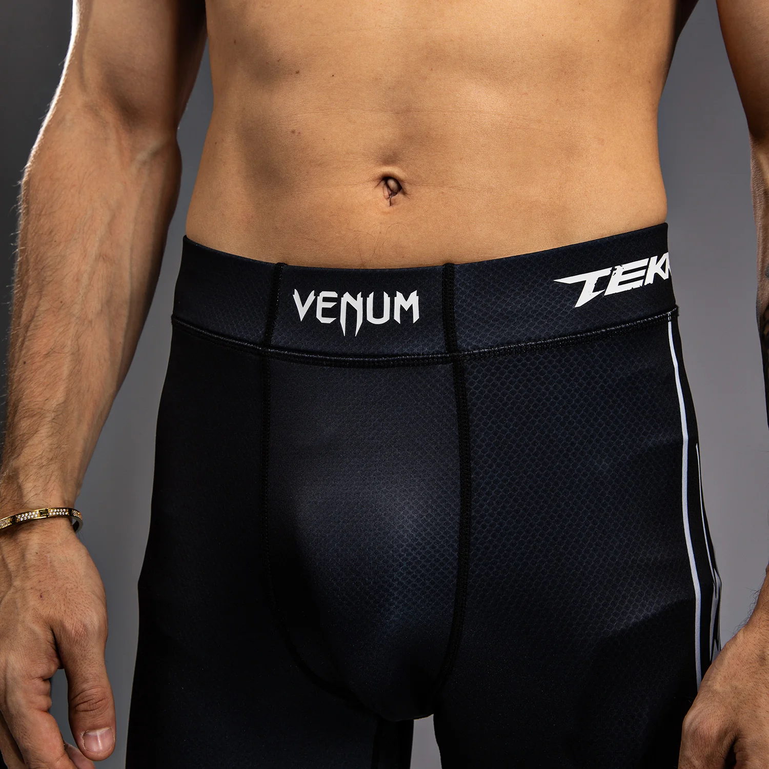 Venum x TEKKEN 8 - Jin Kazama Spats - Blue/Black/White - Image 5