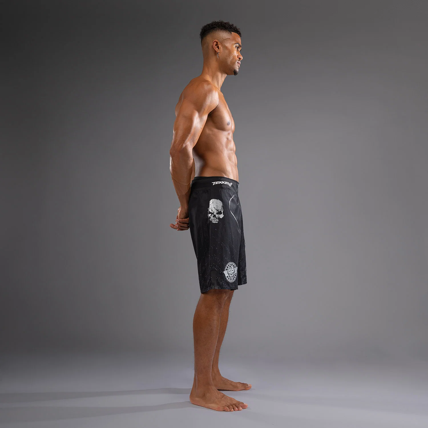 Venum x TEKKEN 8 - Paul Phoenix Fight Shorts - Black - Image 4