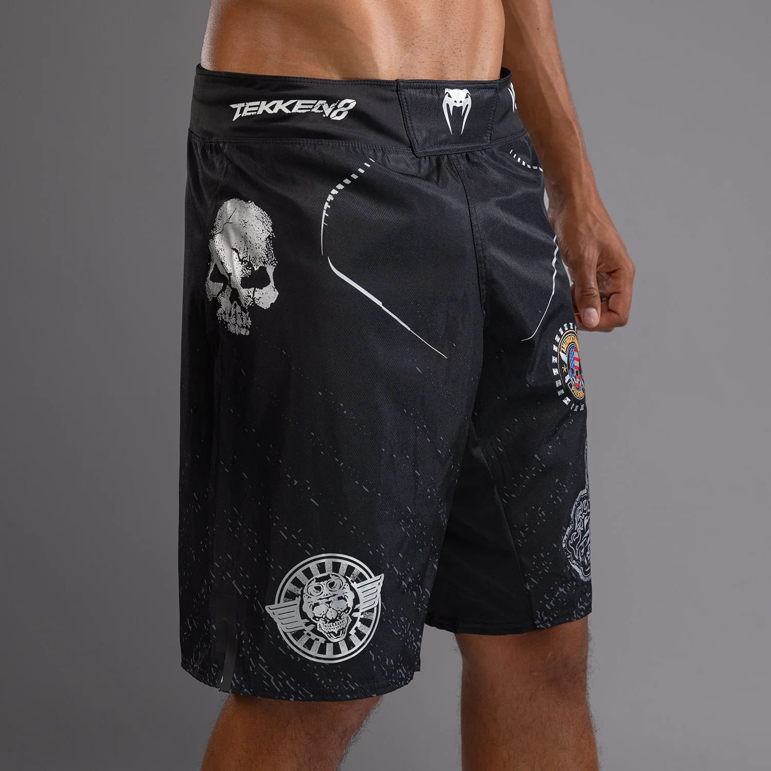 Venum x TEKKEN 8 - Paul Phoenix Fight Shorts - Black - Image 7
