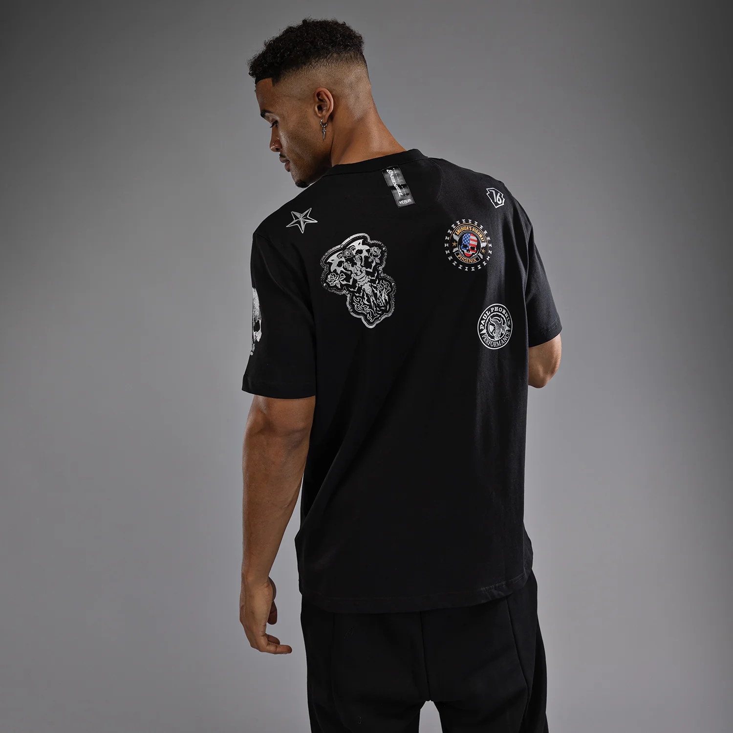 Venum x TEKKEN 8 - Paul Phoenix T-Shirt - Black - Image 7