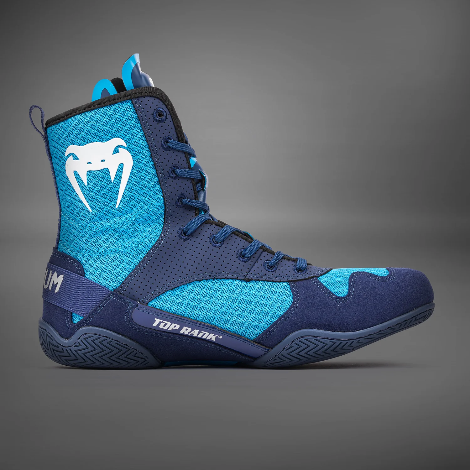 Venum x Top Rank Original Boxing Shoes - Royal Blue - Image 4