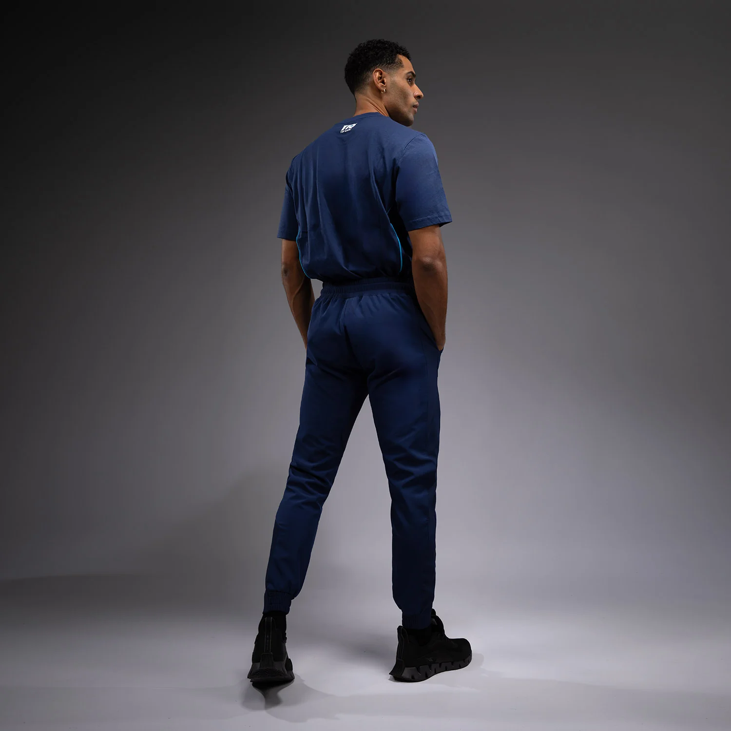 Venum x Top Rank Original Men's Performance Joggers - Navy Blue - Image 5