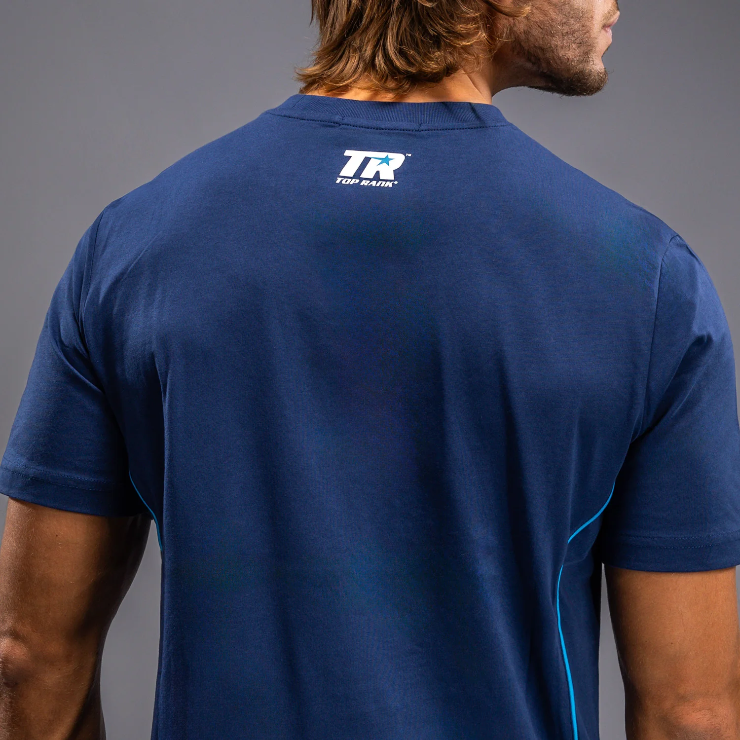 Venum x Top Rank Original Men's T-Shirt - Navy Blue - Image 6