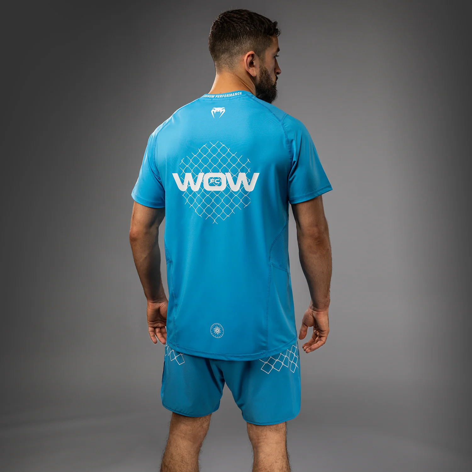 Venum x WOW FC Dry-Tech T-Shirt - Pacific Blue - Image 4