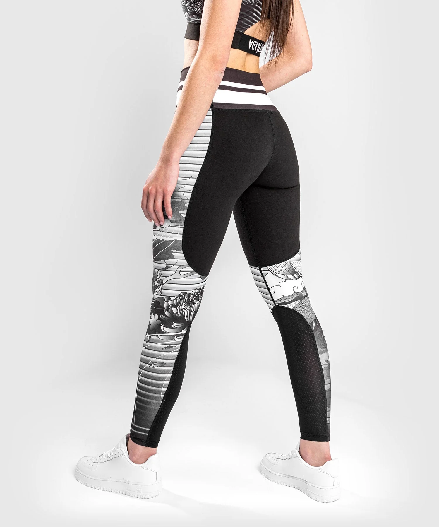 Venum YKZ21 Leggings – Black/White - Image 3