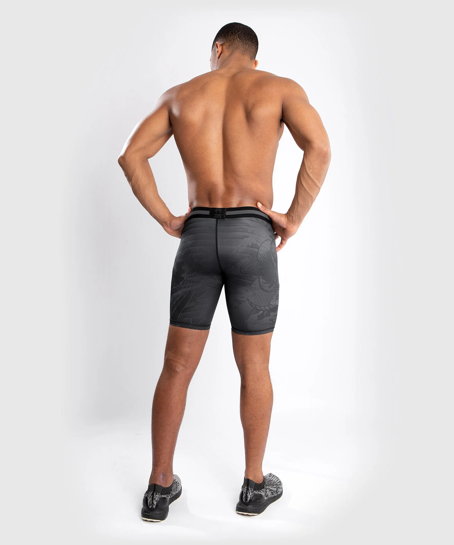 Venum YKZ21 Vale Tudo Shorts – Black/Black - Image 2