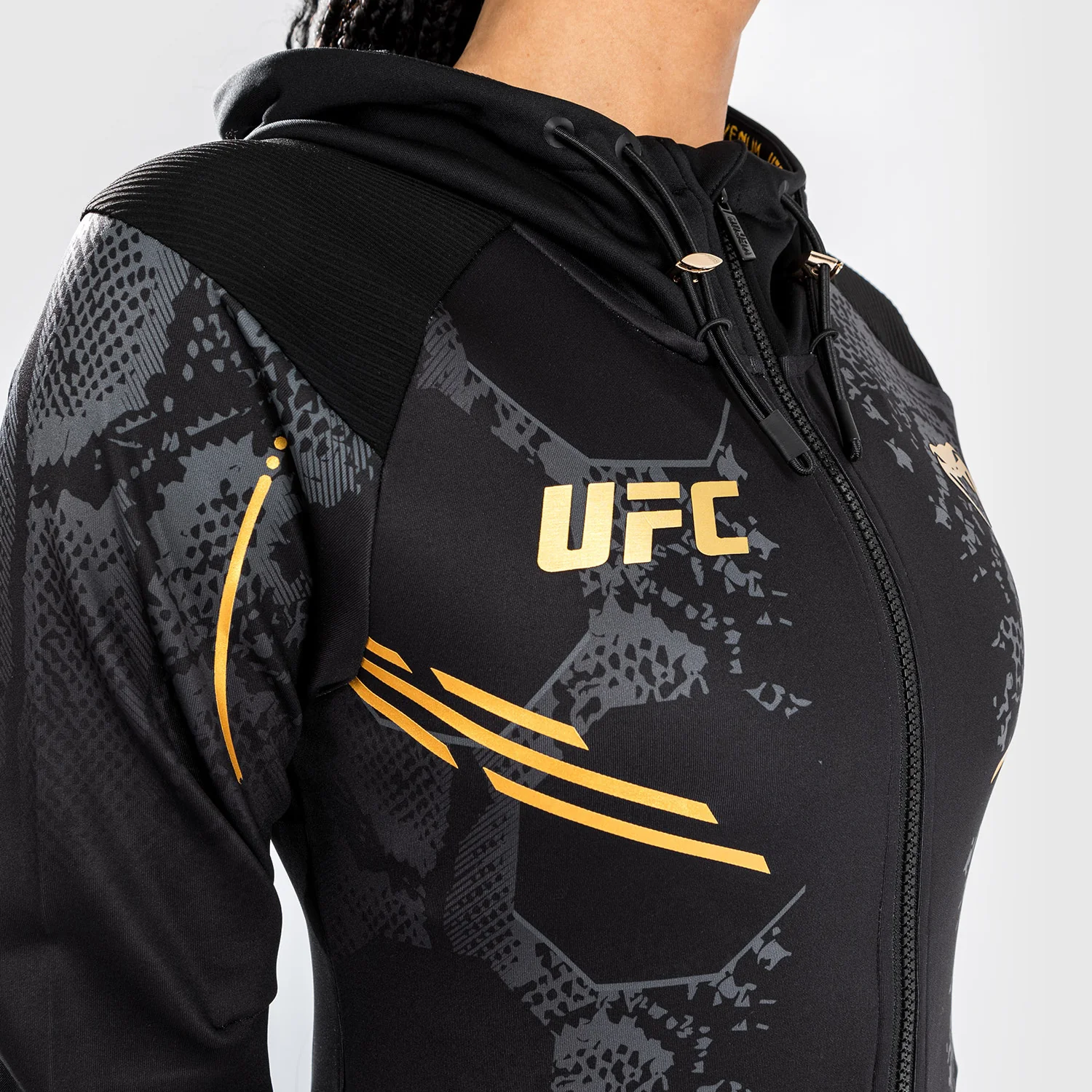 UFC Adrenaline by Venum Personalized Authentic Fight Night  Women’s Walkout Hoodie - Champion - Image 8