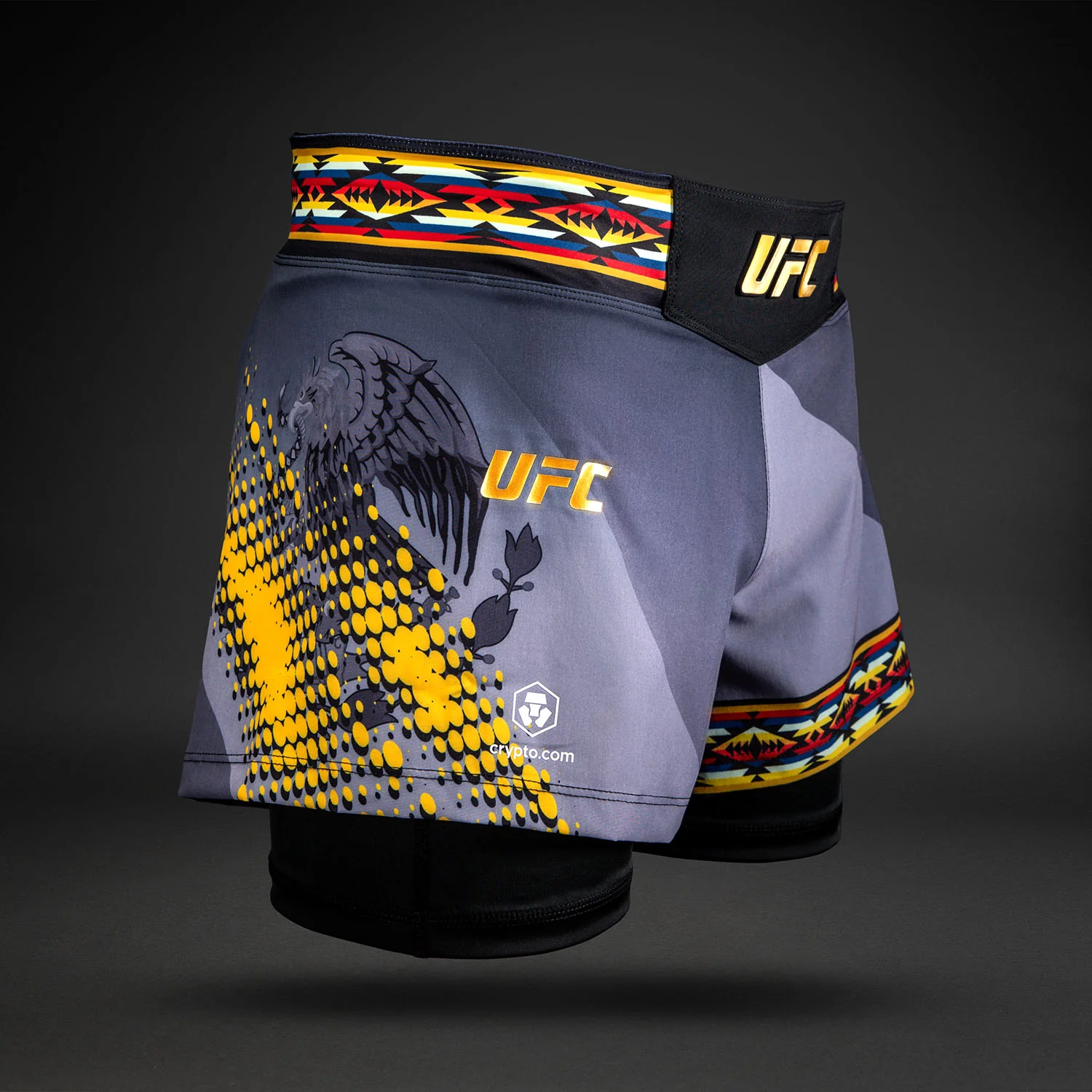 Women’s UFC Unrivaled by Venum Black Julianna Peña Short Fit Fight Short - Image 3