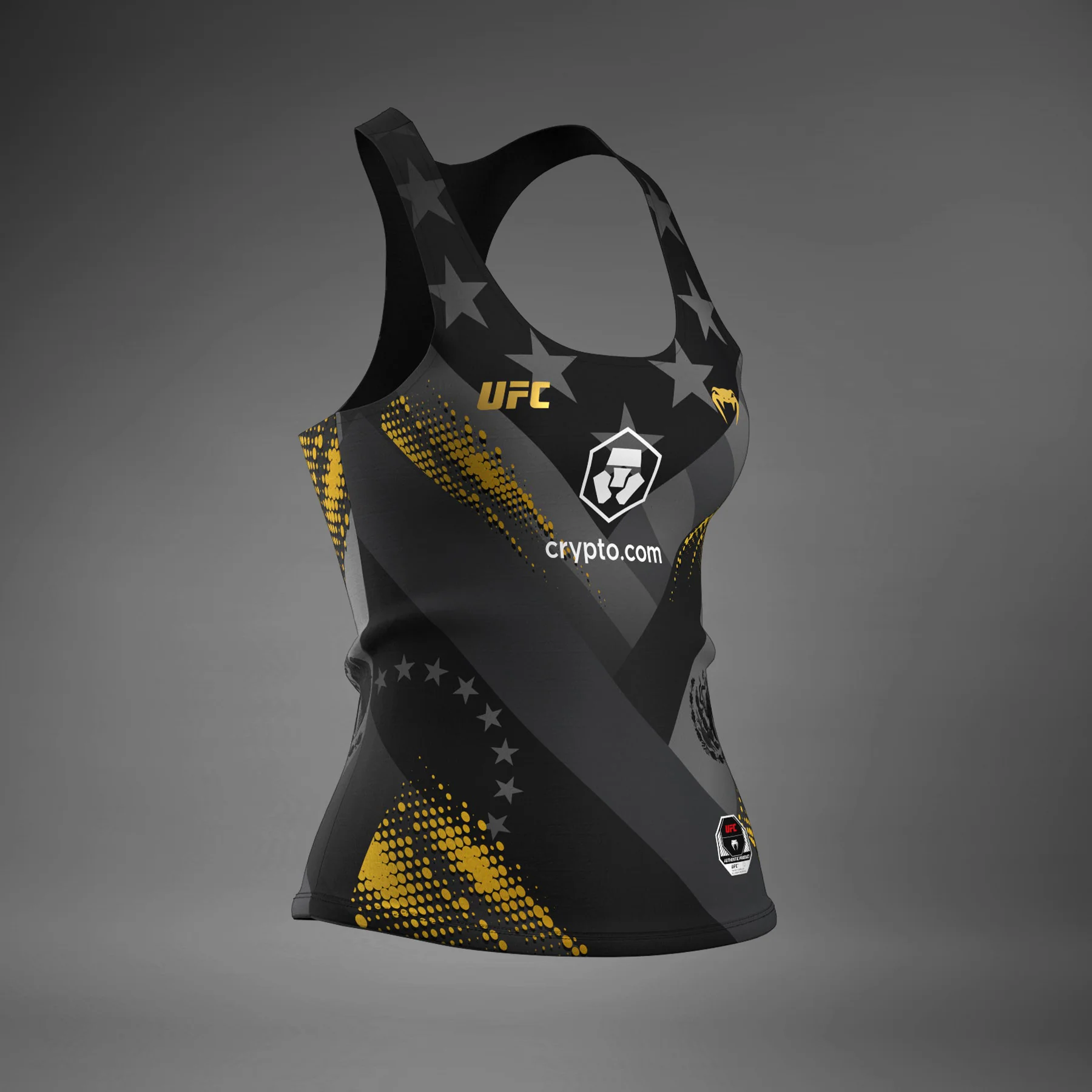 Women’s UFC Unrivaled by Venum Black Julianna Peña Sports Long Bra - Image 4