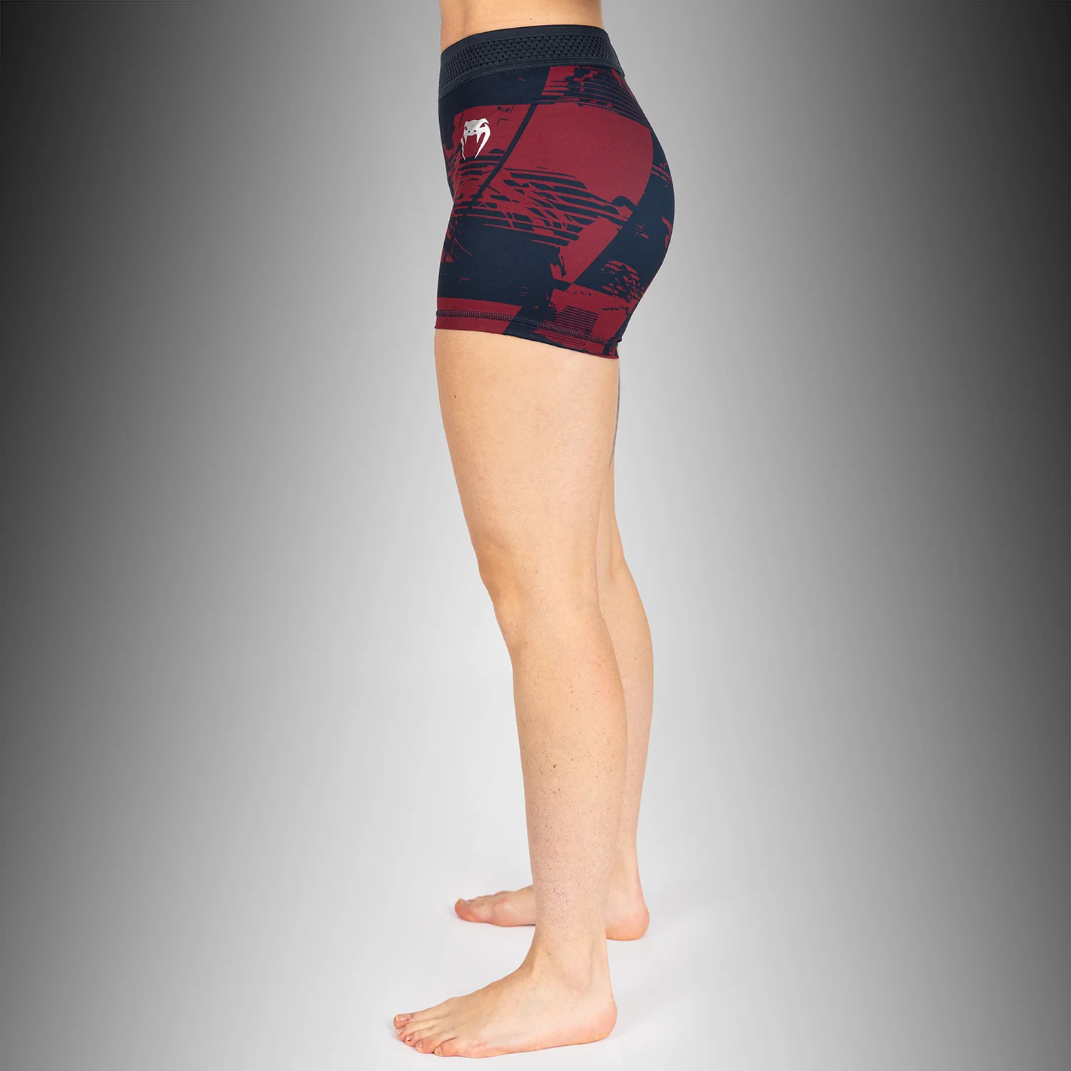 Women’s UFC Zenith by Venum Burgundy Authentic Fight Week Performance Vale Tudo Short - Image 2