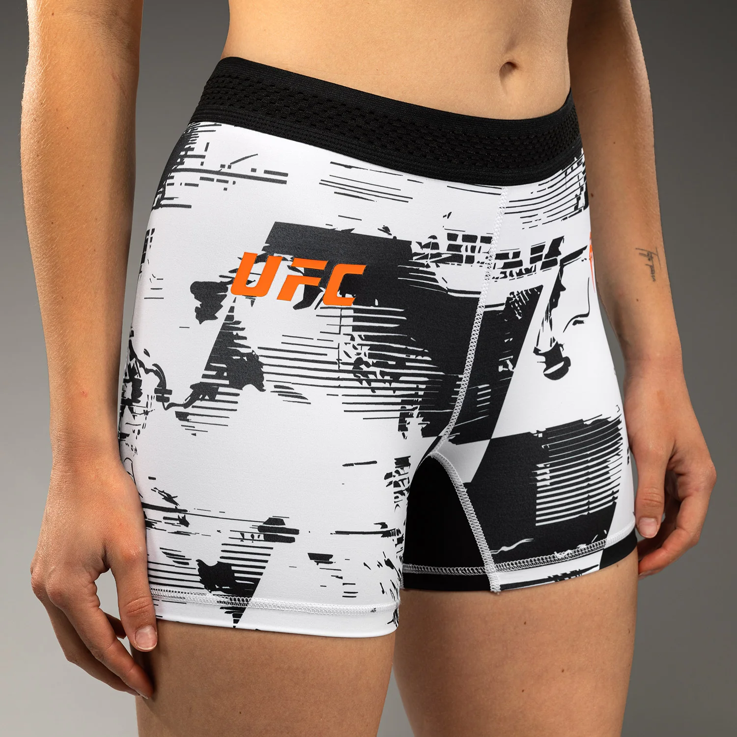 Women’s UFC Zenith by Venum White Authentic Fight Week Performance Vale Tudo Short - Image 6