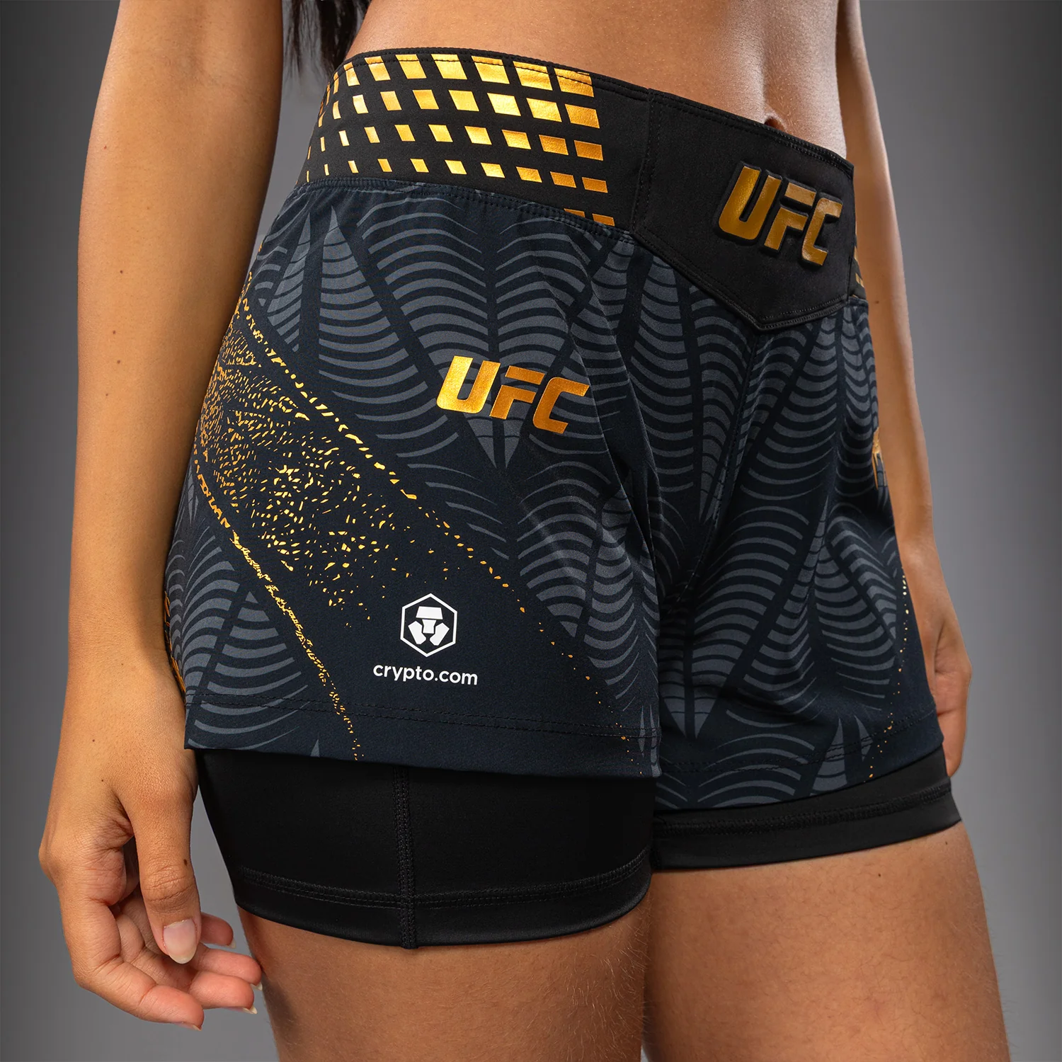 Women's UFC Zenith by Venum Champion Authentic Short Fit Fight Short Personalized - Image 6