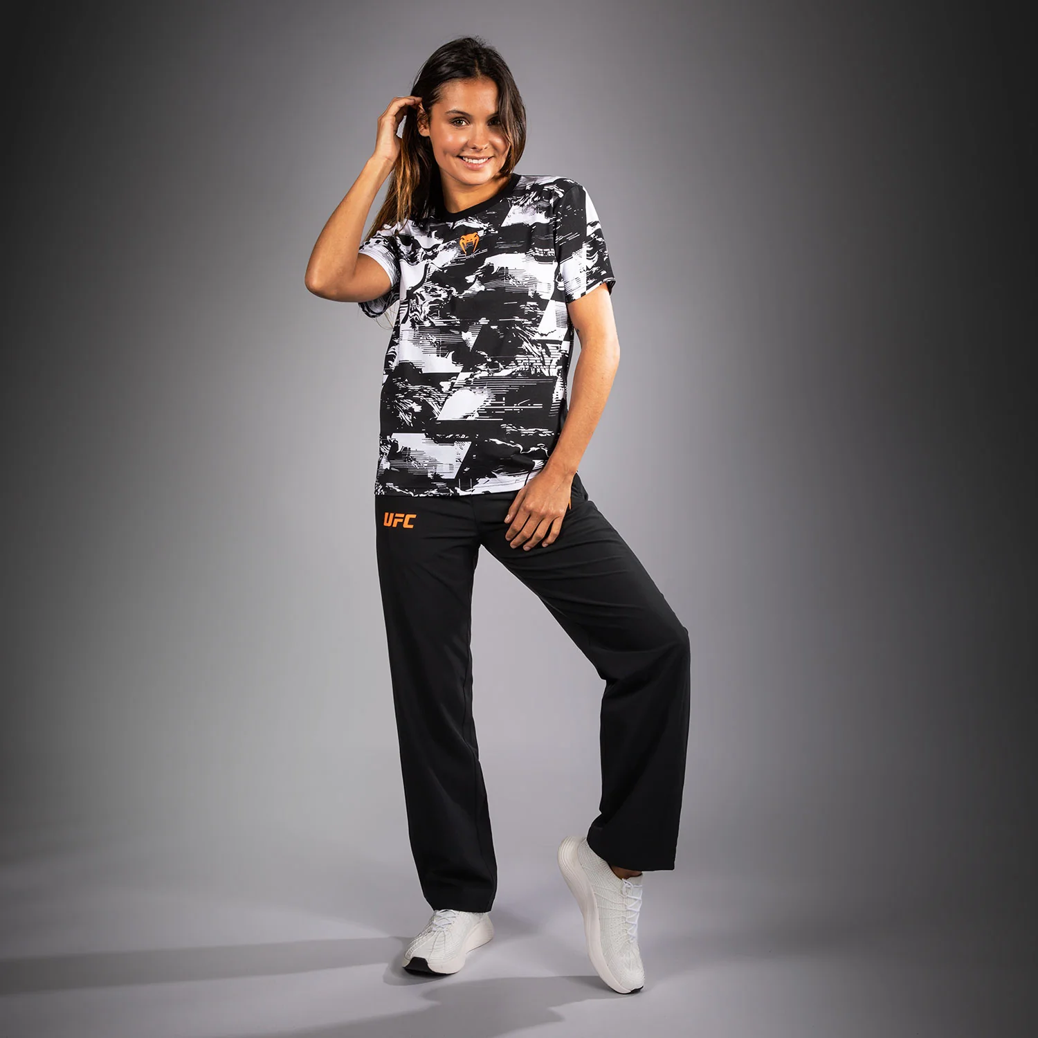Women's UFC Zenith by Venum White Authentic Fight Week Short Sleeve T-Shirt - Image 6